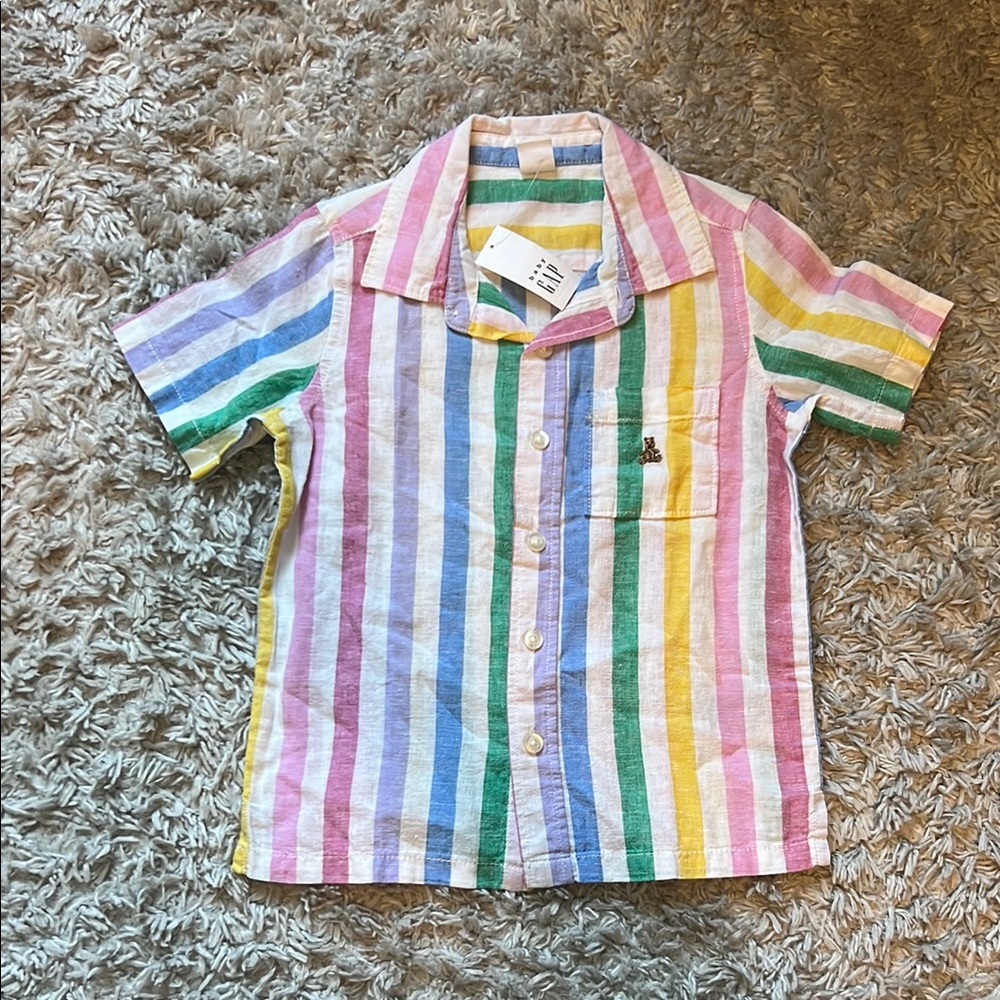 Colorful Striped Kids Shirt